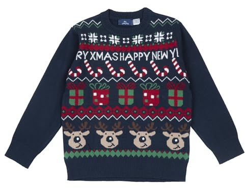 Chicco, Maglione Natale Bambino e Bambina, in Morbido Tricot di Cotone, Idee Regalo Natale, Abbigliamento Bambino e Bambina, Designed in Italy