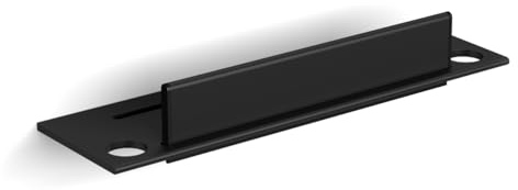 VIGOUR Duschablage individual 3.0 35 x 10 cm mit Wischer schwarz matt | V3DAWSM