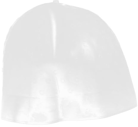 Outanaya Gorro de Silicona Reutilizable para Mechas y Teñir el Cabello, Herramienta Profesional para Peluquería, Color Blanco, Adecuado para Salón y Uso DIY Varios estilos