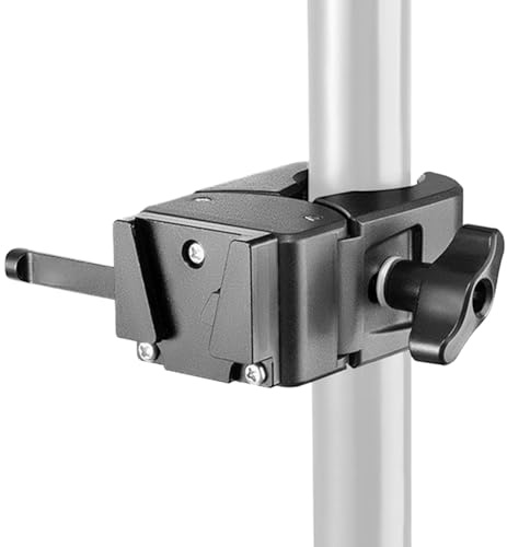 Ihdjasg Placa V Mount,Abrazadera De Montura V - Pinza de Liberación Rápida Tipo Garra de | para Trípode Luz Fotografía Exterior Cámara Principiantes