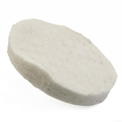 Lot de 1235 fibres de silicate de calcium et de magnésium pour cheminée et brûleur à gel pour améliorer la sécurité et la durée de combustion avec protection de chambre de combustion anti-fuite (1