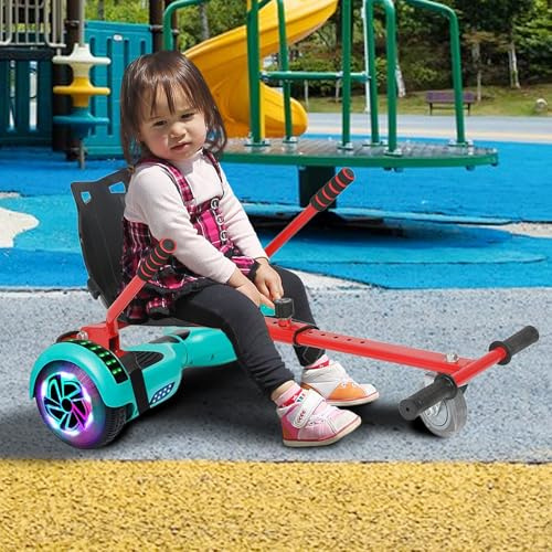Hoverboard Sitz, Verstellbarer Hoverboard Stuhl, Sitzzubehör, Befestigung für 6,5/8/10 Zoll Balancing Scooter