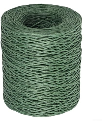KHIronHive Rollo de hilo de papel de rafia natural de 210 m para ganchillo y punto, hilo de paja colorido para cestas, sombreros y manualidades DIY hechas a mano, material de fácil cuidado con colores