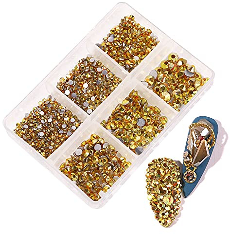 900 Stück Strasssteine Set,6 Größen Glitzersteine,Nägel Selbstklebend AB Strasssteine Deko Diamanten Hochzeit Streudeko Runde Kristall Edelsteine Schmucksteine für Basteln DIY Nagelkunst Kleidung