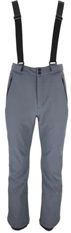 CEPTAN Herren Softshell-Skihose, grau, XXL