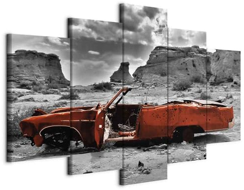 murando - Akustikbild Akustikschaumstoff, 200x100 cm, 5-teilig, Wohnzimmer | Verbessert Raumakustik, reduziert Hall, ideal fürs Büro oder Wohnzimmer, hochwertige Verarbeitung, schnelle Montage, stilvoll