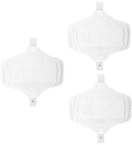 Healvian Reusable Washable Sanitary Pads 3pcs 18cm Cotton Menstrual Cloth Pads Lace Edges Thin Breathable Feminine Hygiene for Women
