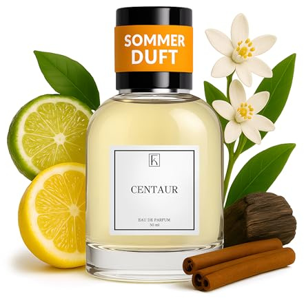 KAZAAR - CENTAUR - 50ml - Eau de Parfum für Herren - Aquatische Duftnoten von warmer Ambra & schwarzem Tee - mit 20% Parfümöl bis zu 8h lang anhaltender Duft - aus Schweizer Manufaktur