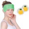 Juego de 3 mascarillas térmicas con compresa húmeda y cálida para ojos secos y migraña, compresa fría para ojos irritados, secos, blefaritis y orzuelos