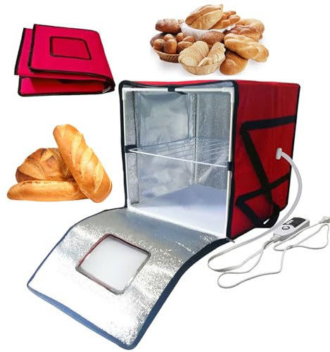 Macchina Per La Lievitazione Del Lievito Madre Con Ripiano Interno, Scatola Per La Lievitazione Dell'impasto Per Pane E Pizza, Supporto Per Il Controllo Della Temperatura E La Temporizzazione,L