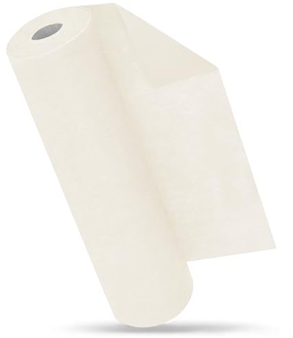 MODERNO Cremefarben Vlies Tischläufer Modern Outdoor Tischdekoration für Geburtstag und Hochzeit 30cm x 25m