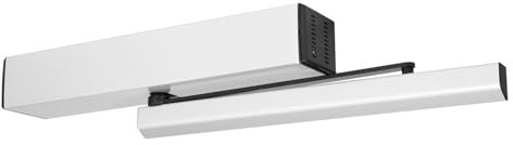 Abrepuertas eléctrico 50 W con mando a distancia, función de bloqueo y botón para puertas batientes