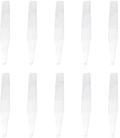 Zerodis Pali per Casseforme in Calcestruzzo, Paletti per Casseforme Superiori a Forma di V in Acciaio Massiccio con Fori Extra Rinforzati per Fondazioni, Lastre, Vialetti (corto)
