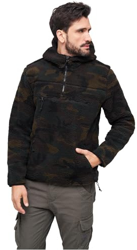 Brandit Teddyfleece arbetströja, Skog, S