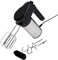 Amazon Basics 6 Speed Electric Hand Mixer with Dough Hooks, Beaters and Turbo Button, 6 litres, Black and Stainless Steel