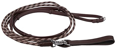 QHP Schlaufzügel Biothane Gr. Warmblut (braun)
