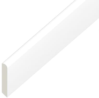UPVC Plastic Trim 30mm x 5m – White Cloaking Fillet Architrave & Door Window Surround Finishing Trim
