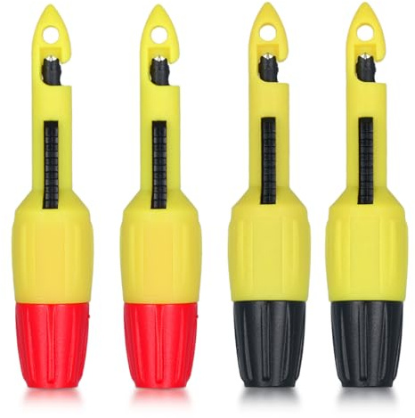 4pcs Wire Piercing Probe Kit, Wire Probe Insulation Piercing Clip Piercing Probes for TP81 Multimeter Wire Piercing Tool for Voltage Voltmeter Thermometer Testing (2mm, 4mm)