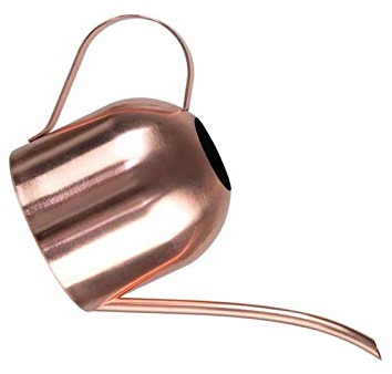TEmkin Arrosoir 500Ml 16.9Oz Arrosoir en Métal Cuivre Canettes en Acier Inoxydable Pot Intérieur Or Rose 500Ml169Oz GuShe