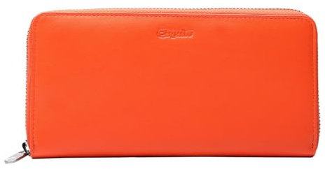 Esquire Viktoria Zip Around Wallet Flame Orange