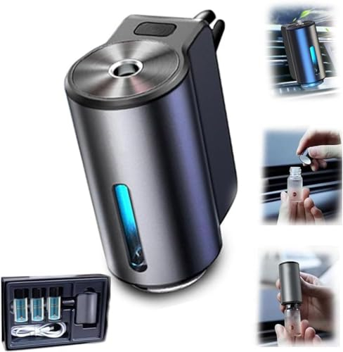 Smart Car Air Fresheners,2025 New Smart Car Diffuser Three Models, Adjustable Aroma Diffuser with with 3 Aromatherapy Diffuser Cologne Perfume, Auto, Rechargeable