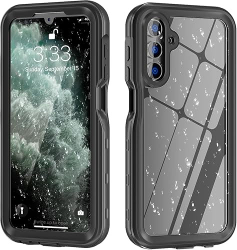 MP+für Samsung A15 5G Hülle, IP68 wasserdichtes Gehäuse, Ganzkörperdichtung, Staubdicht und Stoßfest, zum Schwimmen, Unterwasser-Handyhülle mit Eingebautem Displayschutz