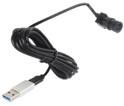 Lazmin112 Webcam de Type C, Balance des Blancs Automatique, Microphone intégré, Mise au Point Fixe, Caméra USB C de 1,5 M pour Win 7 8 10