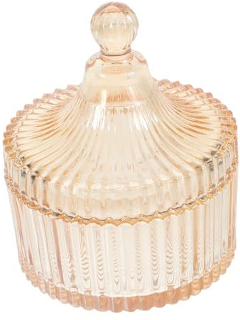 MAGICLULU Frasco De Vidrio Boticario Tarro Dulces Organizador Baño Contenedor Baño Frascos Boticario Con Tapa