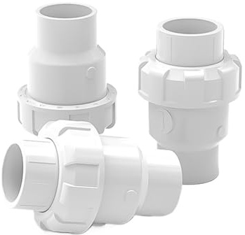 Generisch 20–110 mm PVC-Kugelhahn, Rückschlagventil for Abwasserrohr, Einweg-Rückschlagventil, Gartenschlauchanschluss(25mm)