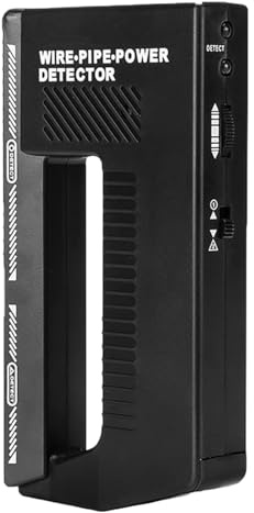Détecteur de fils dans les murs – Détecteur de fil électrique haute sensibilité – Avec avertissements visuels sonores | Capteur de boulon réglable pour bois, métal, fils CA, traceur de câbles cachés