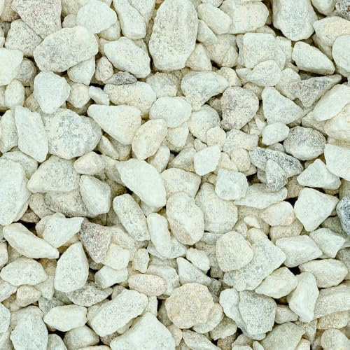 BLAINE - Piedras Decorativas 500gr, Piedras Blancas para Macetas, Jarrones, Cuencos, Jardineria, Piedra para el Jardin Exterior/Interior