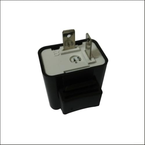 AugustknowU Relè lampeggiante regolabile da 12 V per indicatori di direzione per moto, supporta lampadine da 5 W-100 W e progettato per prestazioni stabili in diverse condizioni