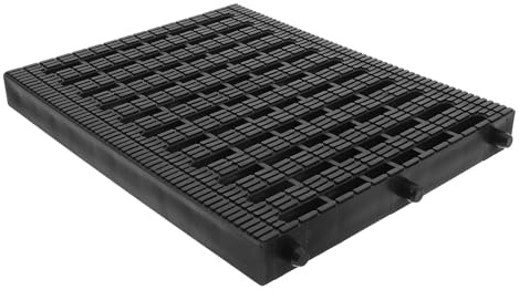 COHEALI Rectangular Polymer Plastic Drainage Grate Cover for Outdoor Spaces and Roads, Prevents Water Backflow and Enhances Aesthetic Appeal, for Yard, Garden, and Patio Drain Protection