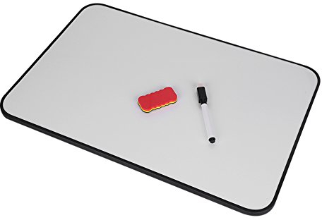 Whiteboard Weiß klein mini beschreibbar hängend Tafel Doppelseitig wand Memoboard für Kinder Pinnwand Office Home Magnettafel im Schreibtisch 30 * 45cm