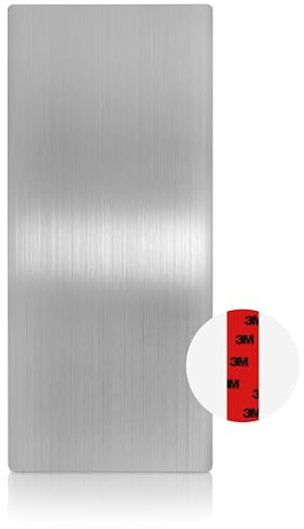 Alpine Stainless Steel Hand Dryer Wall Guard Sheet Protector for Bathroom, Kitchen & Office with Heavy Duty 3M Adhesive, Easy to Clean, Heat & Water Resistant, 31.8” x 15.8”