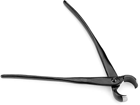 OKBY Konkavzange Bonsai Knospenzange 2.1cm Bonsaiwerkzeug Gartenarbeit mit abgerundeten Kanten Kohlenstoffstahl Garten Bonsai Schnittwerkzeug für die Gartenarbeit im Landschaftsbau