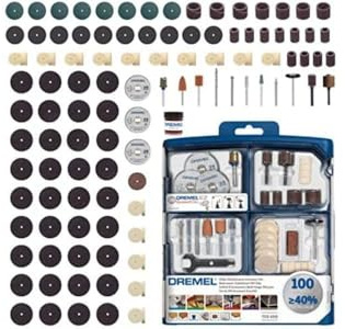 Dremel 723 - 100 Rotary Tool Accessories for Cutting, Carving, Sanding, Cleaning, Grinding, Polishing, Sharpening & Dremel 4486 Multi Chuck (0.8 - 3.2 mm) Accessory for Changing Accessories