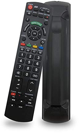 Universal Remote Control for Panasonic TV Remote Control Works for All Panasonic Plasma Viera HDTV 3D LCD LED TV/DVD Player/AV Receiver - No Program Needed