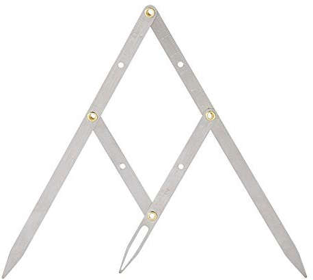 AMONIDA Regla de Cejas, Regla de Equilibrio Permanente de Cejas, Plantilla de Forma Ajustable para Tatuaje de Cejas