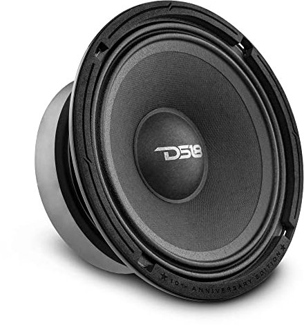 DS18 1 PRO-68XA diffusore midbass, edizione 10° anniversario, da 16,5 cm 165 mm 6,5, 250 watt rms 500 watt max, 8 ohm, 96 db spl, per cassa acustica, party, 1 pezzo