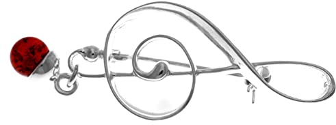 SilverAmber Damen - 925 Silber Brosche mit Bernstein - 4168