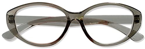 Lanomi Lesebrille Blaulichtfilter Schmetterlingsform Damen Herren Schmale Kunststoff Lesehilfe Sehhilfe Rechteckig Computerbrille mit Stärke