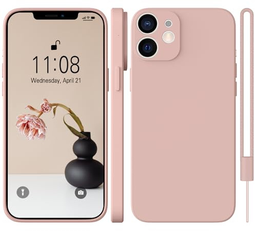 WXX für iPhone 11 Hlle Silikon Case 6.1'' Rosa | Handyhülle für iPhone 11 Dünn Slim mit Microfiber,Kratzfeste Rundumschutz Case Hülle für iPhone 11