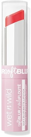 Wet n Wild Cloud Pout Soft Blur Matte Lipstick, Matter Flüssig-Lippenstift mit Nicht-Trocknender und Langanhaltender Formel, Leicht und Feuchtigkeitsspendend, Bali Blossom