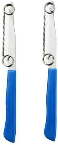 Schnell Schneide Messer, 3-in-1-Multifunktions-Obstmesser mit Verstellbarer Feder, Schnellschneidemesser, Schneidemesser, Zaubermesser, Obstschälmesser, leicht zu reinigender Gemüseschneider (2PC)