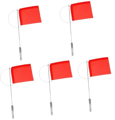 Toddmomy Lot De 5 Drapeaux Indicateurs De Direction du Vent Lumineux Et Robustes pour Bateaux Et Marinas