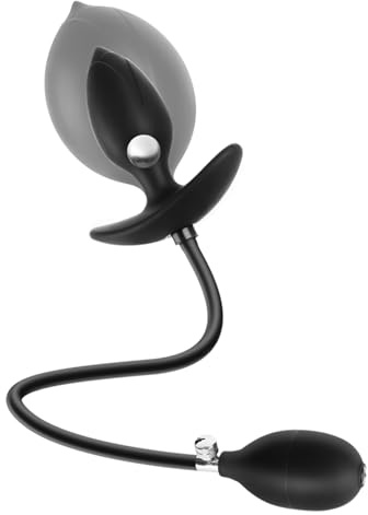 AMAZBEE Plug gonfiabile perline anali con ricarica magnetica Wearable Design Silicone Butt Plug Trainer Prostata Dilatatore per uomini donne espansione Stretch Toy