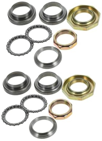 Zerodeko 2sets Boys and Girls Scooter Steering Stem Fork Bearings Set Material Comprehensive Kit User-Friendly Safe for Young Riders