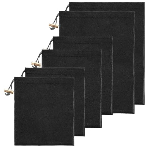 Sacchetti per giocattoli per adulti, 6 pezzi, in raso di seta di qualità, con coulisse, regolabili, in microfibra, organizer per giocattoli, borse regalo, borse pieghevoli, per donne, uomini