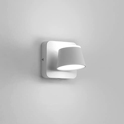 ZUOZUIYQ Lampade da Parete Applique Lampada da Lettura a LED da Parete Lampada da Comodino, Sconce cablata Regolabile a 360° con, Lampade per testiera da 6 W Applique da Notte, Luci per Lavaggio a